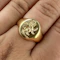 Lion Rampant Intaglio Signet Ring - Saddingtons Jewellery Stand 375 - image 2