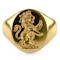 Lion Rampant Intaglio Signet Ring - Saddingtons Jewellery Stand 375 - image 3