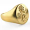 Lion Rampant Intaglio Signet Ring - Saddingtons Jewellery Stand 375 - image 5