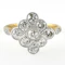 Edwardian Diamond Cluster Ring - Saddingtons Jewellery Stand 375 - image 1