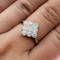 Edwardian Diamond Cluster Ring - Saddingtons Jewellery Stand 375 - image 2