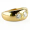 1.03ct Three Stone Diamond Gypsy Ring - Saddingtons Jewellery Stand 375 - image 3