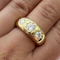1.03ct Three Stone Diamond Gypsy Ring - Saddingtons Jewellery Stand 375 - image 2