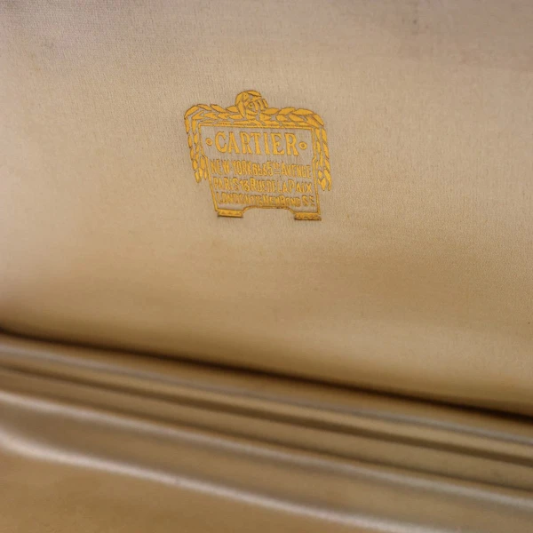 Large Antique 1930s Cartier Leather Presentation Box - image 4