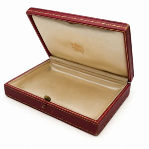 Large Antique 1930s Cartier Leather Presentation Box
