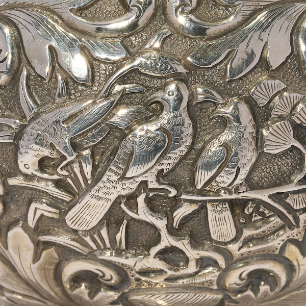 Antique Chinese Silver Rosewater Sprinkler, Bird,  Canton, China - Qing Dynasty, mid-19th C. - image 7