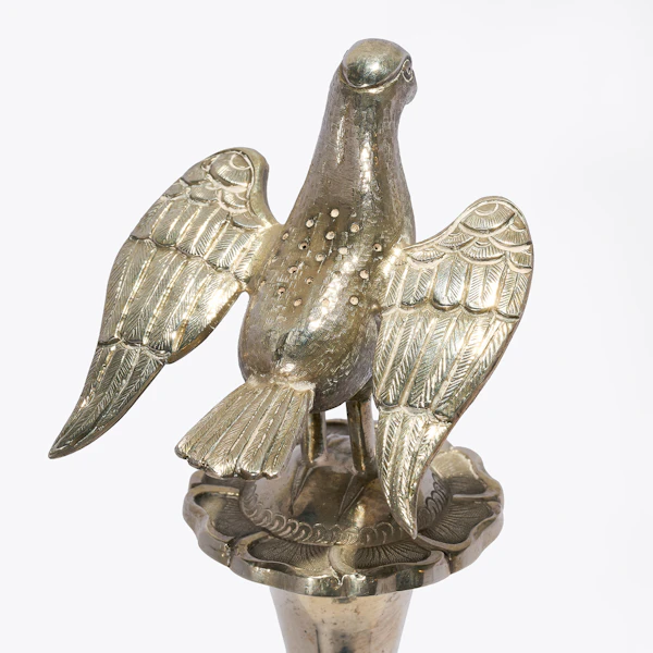 Antique Chinese Silver Rosewater Sprinkler, Bird,  Canton, China - Qing Dynasty, mid-19th C. - image 2