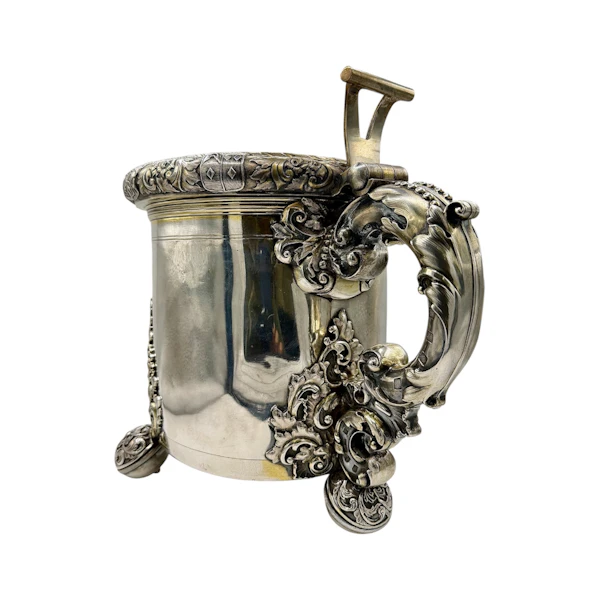 Large Russian silver tankard, St Petersburg, 1859 by Joseph Nordberg. - image 4
