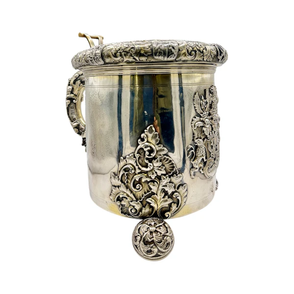 Large Russian silver tankard, St Petersburg, 1859 by Joseph Nordberg. - image 3