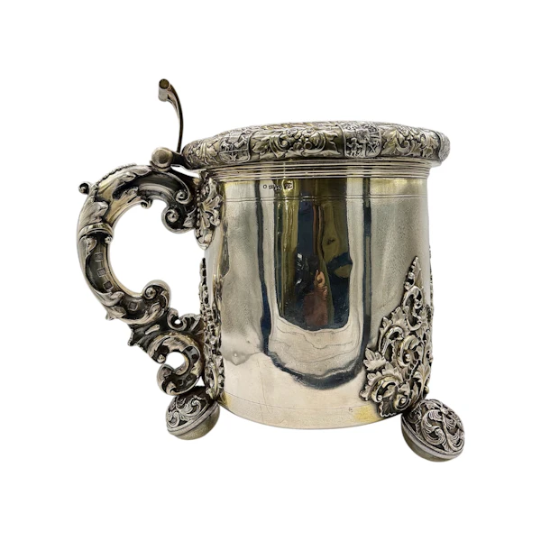 Large Russian silver tankard, St Petersburg, 1859 by Joseph Nordberg. - image 2