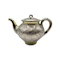 19th century Russian silver gilt trompe l'oeil four piece tea set, St Peterburg. - image 7
