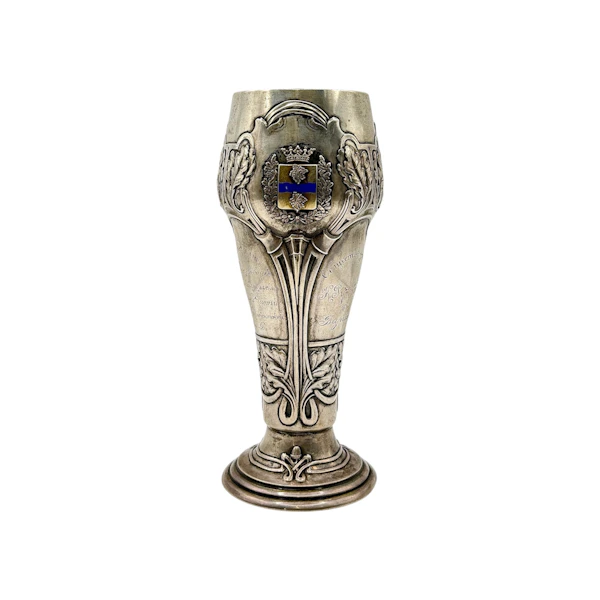 Russian silver presentation trophy, Moscow, c.1900 by Hempel. - image 6