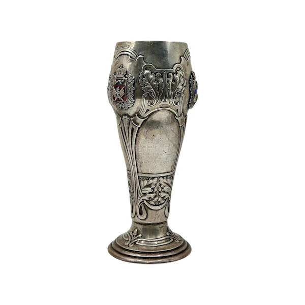 Russian silver presentation trophy, Moscow, c.1900 by Hempel. - image 3
