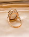 A very fine 14 ct (marked), Yellow Gold, Oval Cabochon, Moonstone Dress Ring, Circa 1990 - image 3