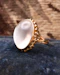 A very fine 14 ct (marked), Yellow Gold, Oval Cabochon, Moonstone Dress Ring, Circa 1990 - image 1