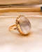 A very fine 14 ct (marked), Yellow Gold, Oval Cabochon, Moonstone Dress Ring, Circa 1990 - image 2