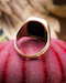 Downstairs at Grays: A very fine 14 ct Yellow Gold (marked 585), Sardonyx Signet ring with Armorial, Heraldic design. Continental, probably German, Circa 1910. - image 3