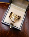 Downstairs at Grays: very fine 18 Carat Yellow Gold (tested),Triple Coil Snake Ring, with an old cut Diamond of approximately 0.27 Carats, Circa 1910 - image 2