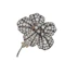 Old mine cut diamond flower spray brooch sku 9061 DBGEMS - image 1