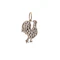 Art Deco Diamond and Platinum Cockerel Pendant in 15ct Gold Spectrum Antiques - image 2