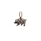 Silver Set Diamond Pig Pendant Spectrum Antiques - image 1