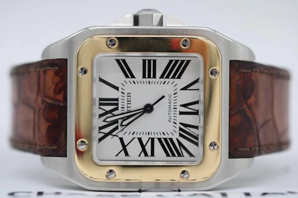 Cartier Santos 100XL Gold and Steel - image 9
