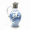 A 17th century Arita ware blue and white porcelain ewer with 19th century Ottoman silver and gem set mounts. - image 4