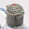 A 17th century Arita ware blue and white porcelain ewer with 19th century Ottoman silver and gem set mounts. - image 3