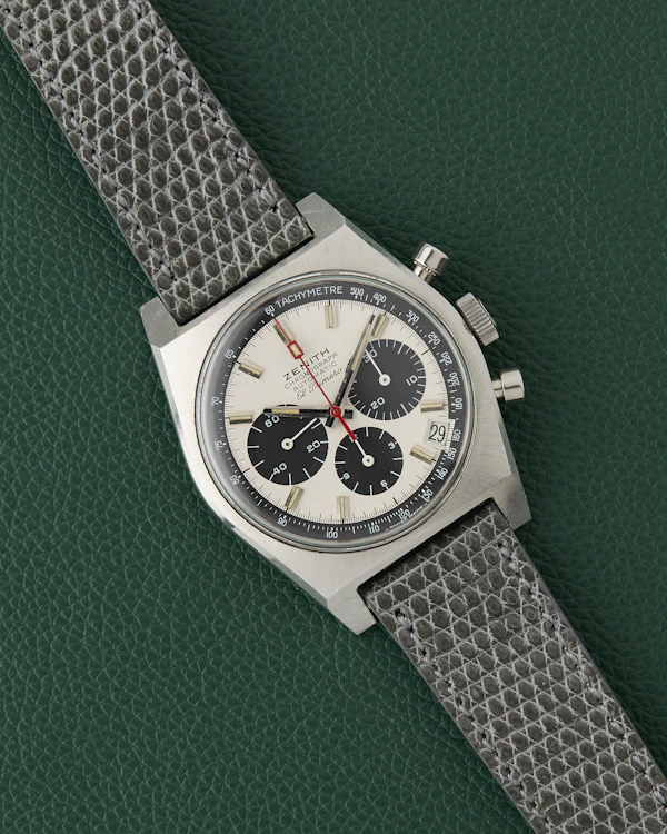 Zenith A384 El Primero Vintage Chronograph Panda Dial - image 2