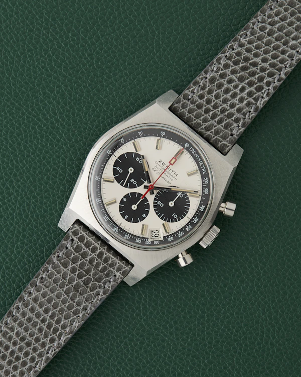 Zenith A384 El Primero Vintage Chronograph Panda Dial - image 3