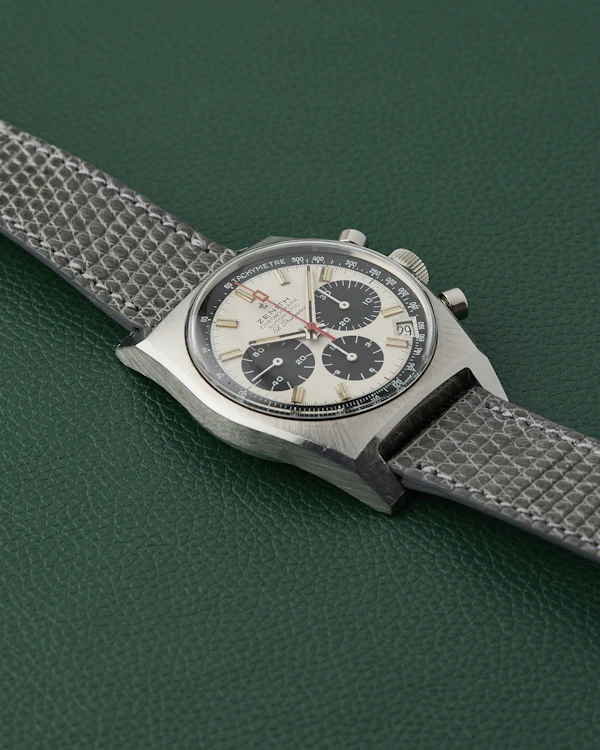 Zenith A384 El Primero Vintage Chronograph Panda Dial - image 9