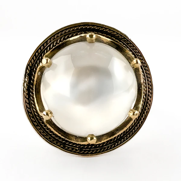 Victorian Moonstone Ring - Saddingtons Jewellery Stand 375 - image 2
