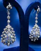 Downstairs at Grays: A fine pair of Silver (tested), and Paste, Filigree Drop Earrings, Continental Circa 1890 - image 3
