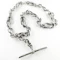 Edwardian Silver Fancy Link Chain - Saddingtons Jewellery Stand 375 - image 3