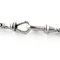 Edwardian Silver Trombone Link Albert - Saddingtons Jewellery Stand 375 - image 2