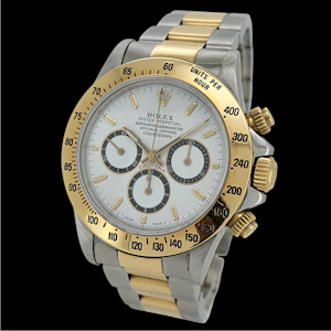 ROLEX DAYTONA 16523 ZENITH STEEL/GOLD FULL SET 1991