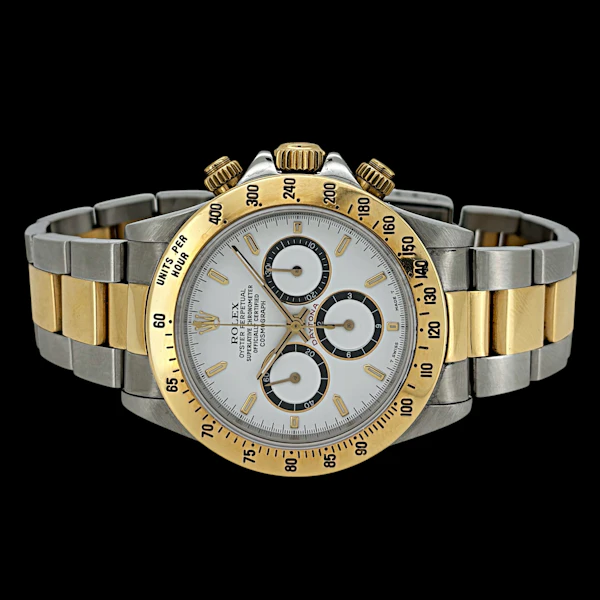 ROLEX DAYTONA 16523 ZENITH STEEL/GOLD FULL SET 1991 - image 4
