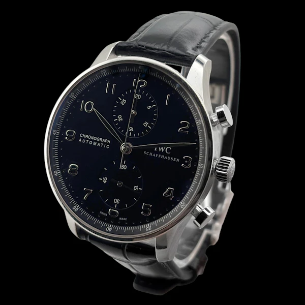 IWC CHRONOGRAPH PORTUGUESE FULL SET BLACK 2017 - IW371447 - image 1