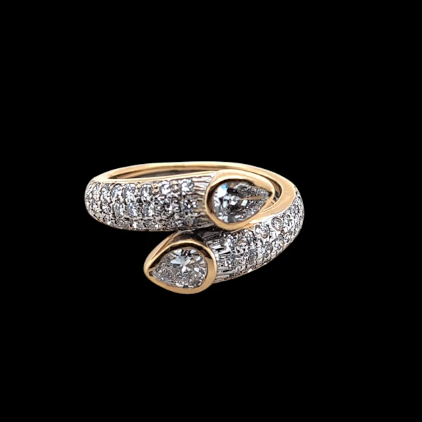 Toi et Moi Diamond Ring - image 1