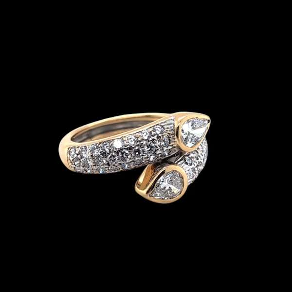 Toi et Moi Diamond Ring - image 3