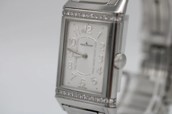 Jaeger‑LeCoultre Grande Reverso Lady Ultra Thin – Steel & Diamonds – 24 x 40mm – Full Set – 2015 - image 5