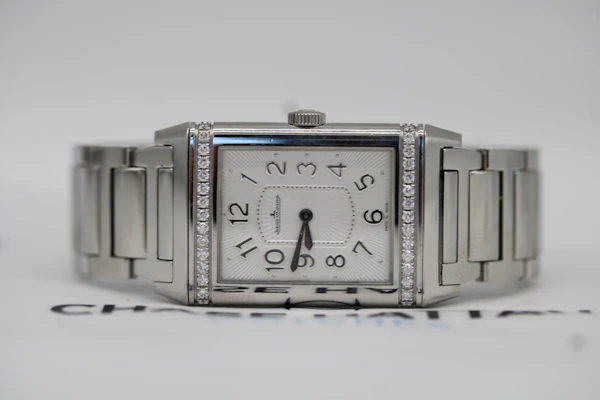 Jaeger‑LeCoultre Grande Reverso Lady Ultra Thin – Steel & Diamonds – 24 x 40mm – Full Set – 2015 - image 8