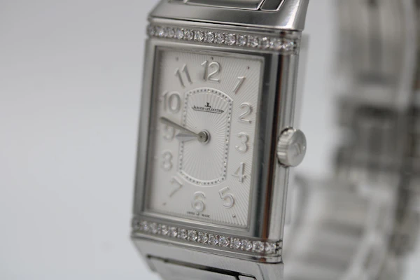 Jaeger‑LeCoultre Grande Reverso Lady Ultra Thin – Steel & Diamonds – 24 x 40mm – Full Set – 2015 - image 3