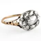 Georgian Rose Cut Diamond Cluster Ring - Saddingtons Jewellery Stand 375 - image 1