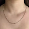 Fancy Bar & Twist Link Necklace - Saddingtons Jewellery Stand 375 - image 1
