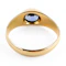 Ceylon Sapphire Solitaire Gypsy Ring - Saddingtons Jewellery Stand 375 - image 4