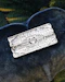 A very fine, Art Deco, Platinum & 15ct White Gold (tested), 4.55 Carat Diamond Plaque Brooch with open strap work. - image 4