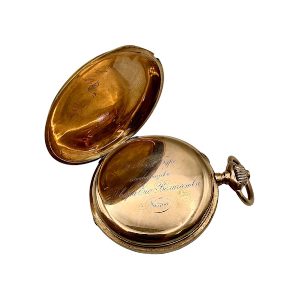 Russian gold pocket watch, c.1900 by Pavel Bure. - image 5