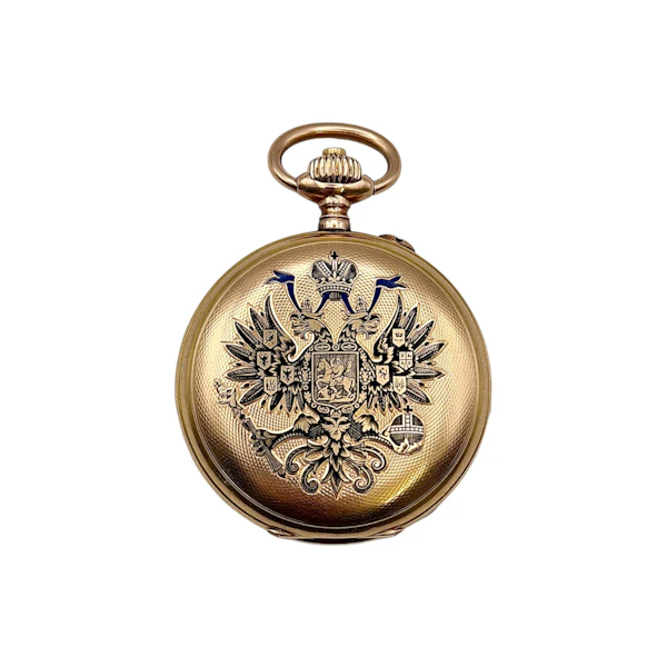 Imperial Russian gold presentation pocket watch by Pavel Bure, St Petersburg, c.1900. - image 2