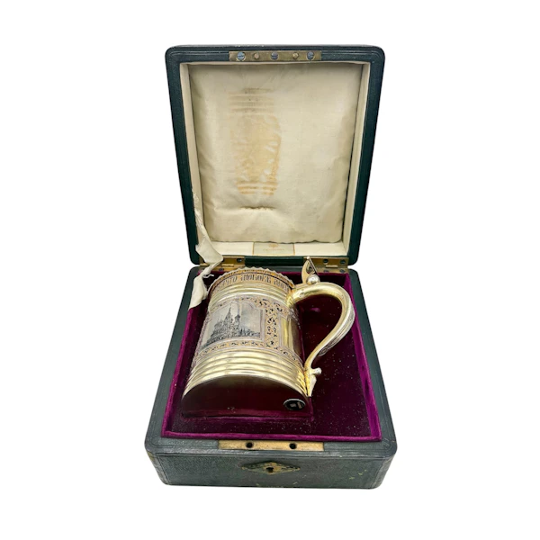 Russian silver gilt and niello tankard, Moscow, 1865 by Vasily Semenov. - image 2